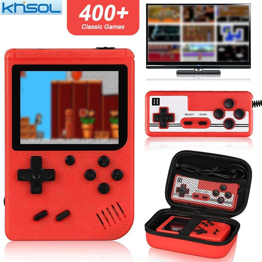 Retro Portable Mini Video Game Console Built - in 400 Games 3.0 Inch LCD Screen Kids Gift 8 - Bit Handheld Game Player AV Output - Checkouts USA