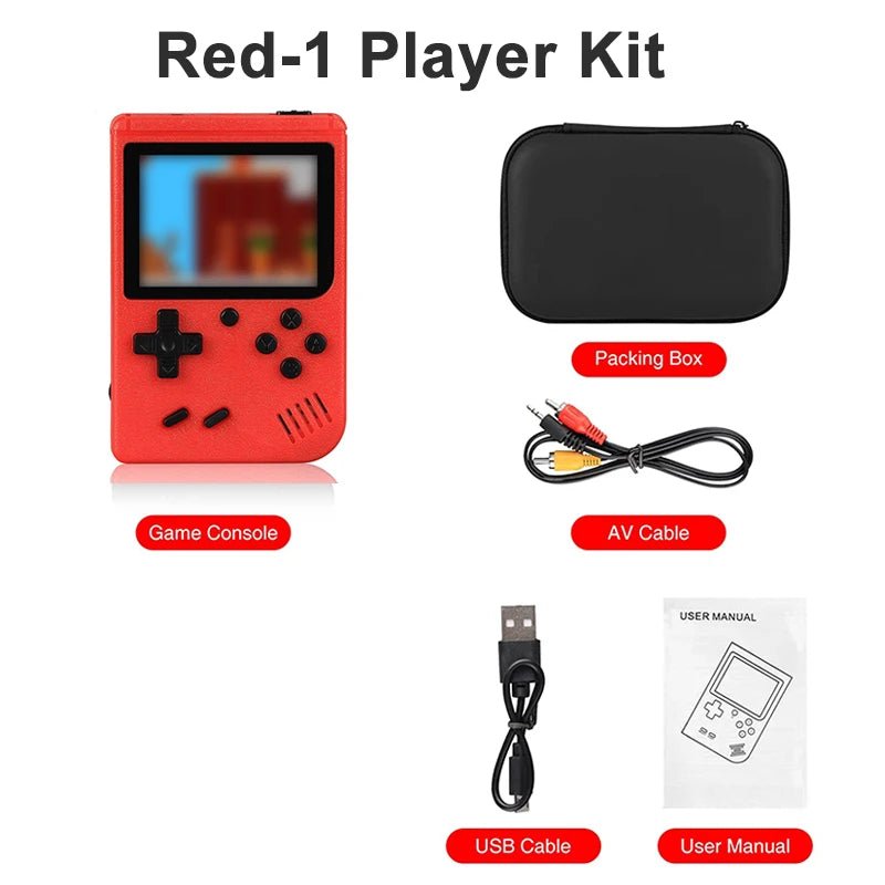 Retro Portable Mini Video Game Console Built - in 400 Games 3.0 Inch LCD Screen Kids Gift 8 - Bit Handheld Game Player AV Output - Checkouts USA