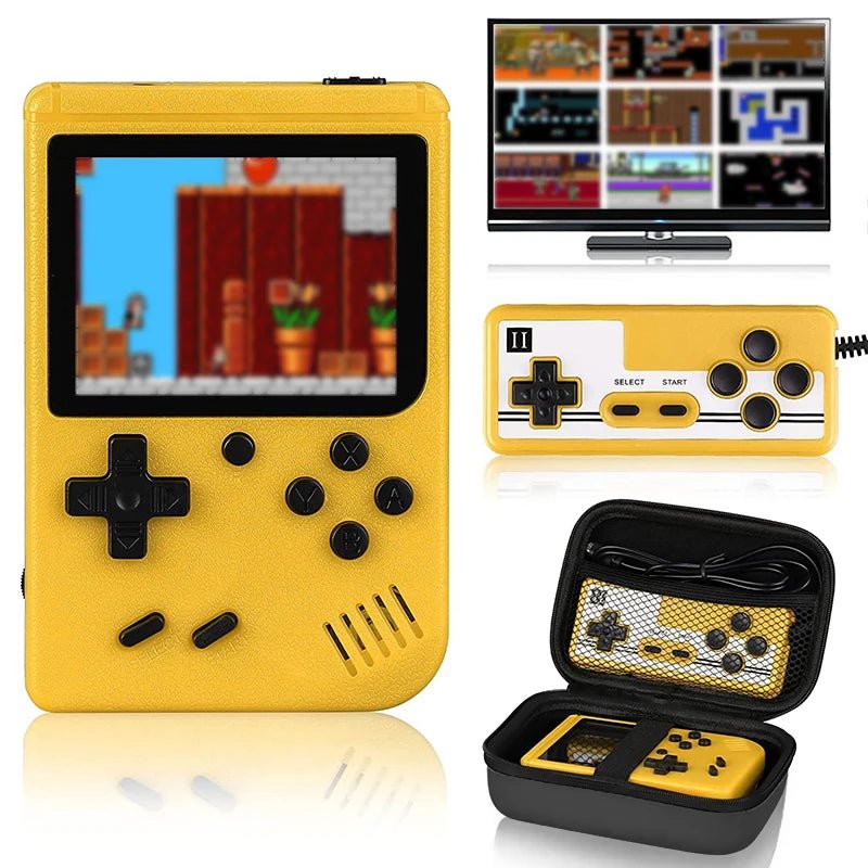 Retro Portable Mini Video Game Console Built - in 400 Games 3.0 Inch LCD Screen Kids Gift 8 - Bit Handheld Game Player AV Output - Checkouts USA