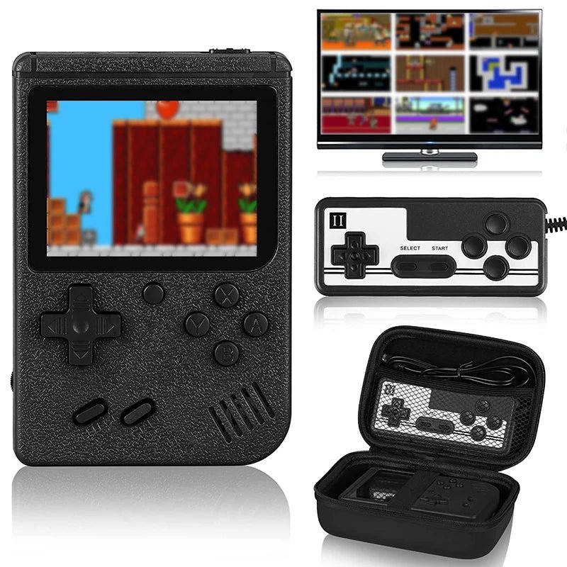 Retro Portable Mini Video Game Console Built - in 400 Games 3.0 Inch LCD Screen Kids Gift 8 - Bit Handheld Game Player AV Output - Checkouts USA