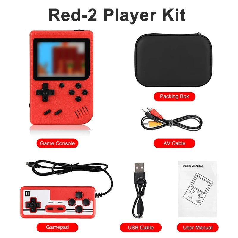 Retro Portable Mini Video Game Console Built - in 400 Games 3.0 Inch LCD Screen Kids Gift 8 - Bit Handheld Game Player AV Output - Checkouts USA