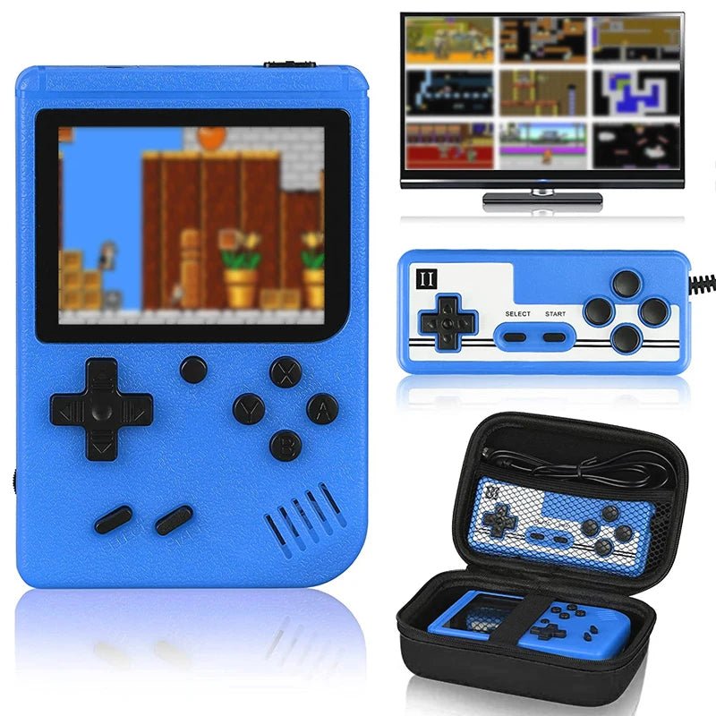 Retro Portable Mini Video Game Console Built - in 400 Games 3.0 Inch LCD Screen Kids Gift 8 - Bit Handheld Game Player AV Output - Checkouts USA