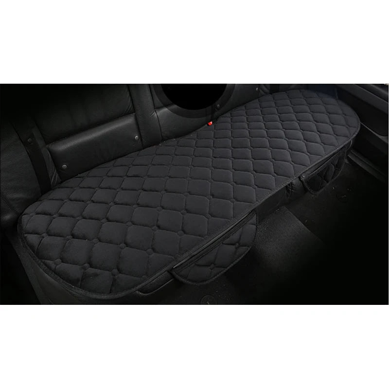 SEAMETAL Plush Car Seat Cover Anti Slip Soft Seat Cushion Auto Chair Protector Pad Universal for Sedan Suv Pick - up Truck - Checkouts UK