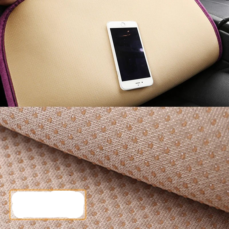 SEAMETAL Plush Car Seat Cover Anti Slip Soft Seat Cushion Auto Chair Protector Pad Universal for Sedan Suv Pick - up Truck - Checkouts UK