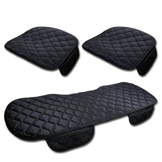 SEAMETAL Plush Car Seat Cover Anti Slip Soft Seat Cushion Auto Chair Protector Pad Universal for Sedan Suv Pick - up Truck - Checkouts UK
