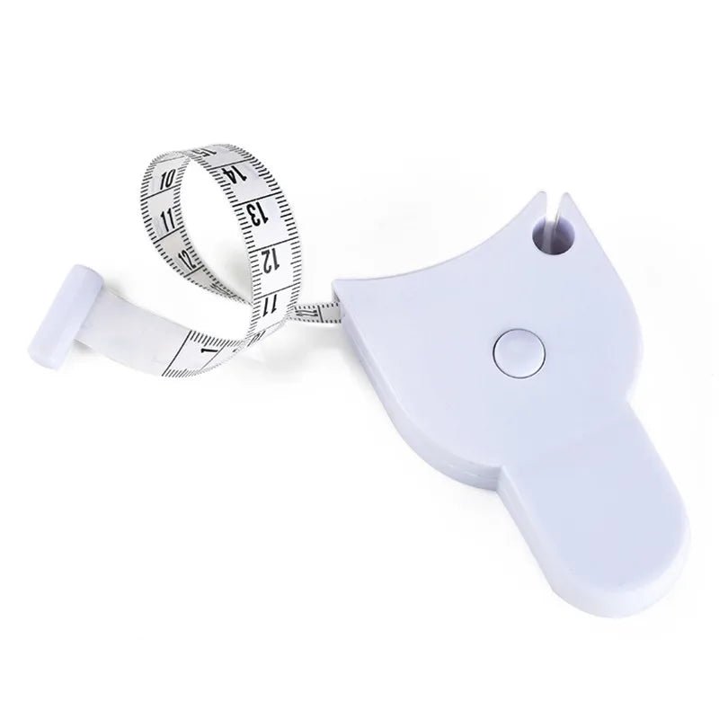 Self - tightening Body Measuring Tape Ruler 150cm/60 Inch Sewing Tailor Dressmaking Measure Ruler Meter Film for Waist Chest Legs - Checkouts UK