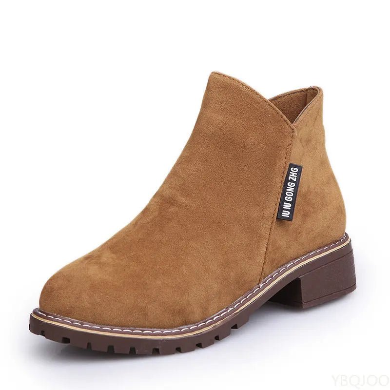 Shoes Women Fashion Thick Sole Ankle Boots Comfortable Plus Size Snow Boots for Women Female Platform Boots Botas De Mujer 2023 - Checkouts UK