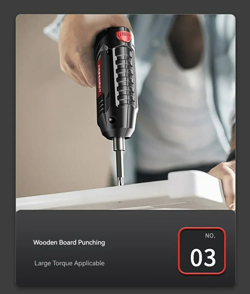 Small And Powerful Battery Screwdriver Rechargeable 4.2V 6Nm 1300mAh 250rpm Screwdrivers Electric Screw Driver Screwdriver Set - Checkouts USA