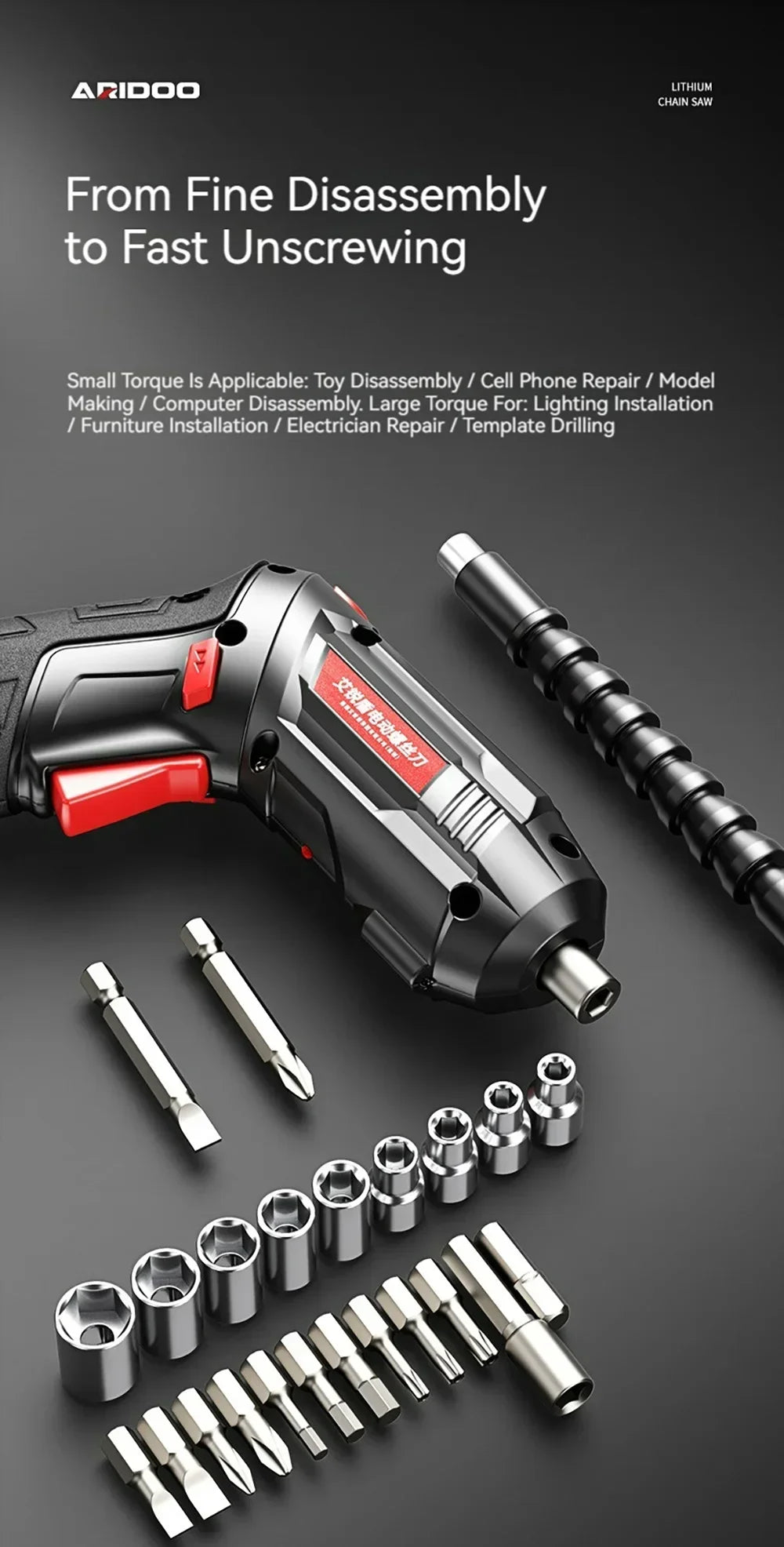 Small And Powerful Battery Screwdriver Rechargeable 4.2V 6Nm 1300mAh 250rpm Screwdrivers Electric Screw Driver Screwdriver Set - Checkouts USA