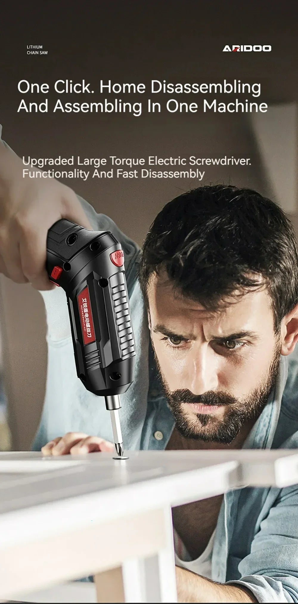 Small And Powerful Battery Screwdriver Rechargeable 4.2V 6Nm 1300mAh 250rpm Screwdrivers Electric Screw Driver Screwdriver Set - Checkouts USA