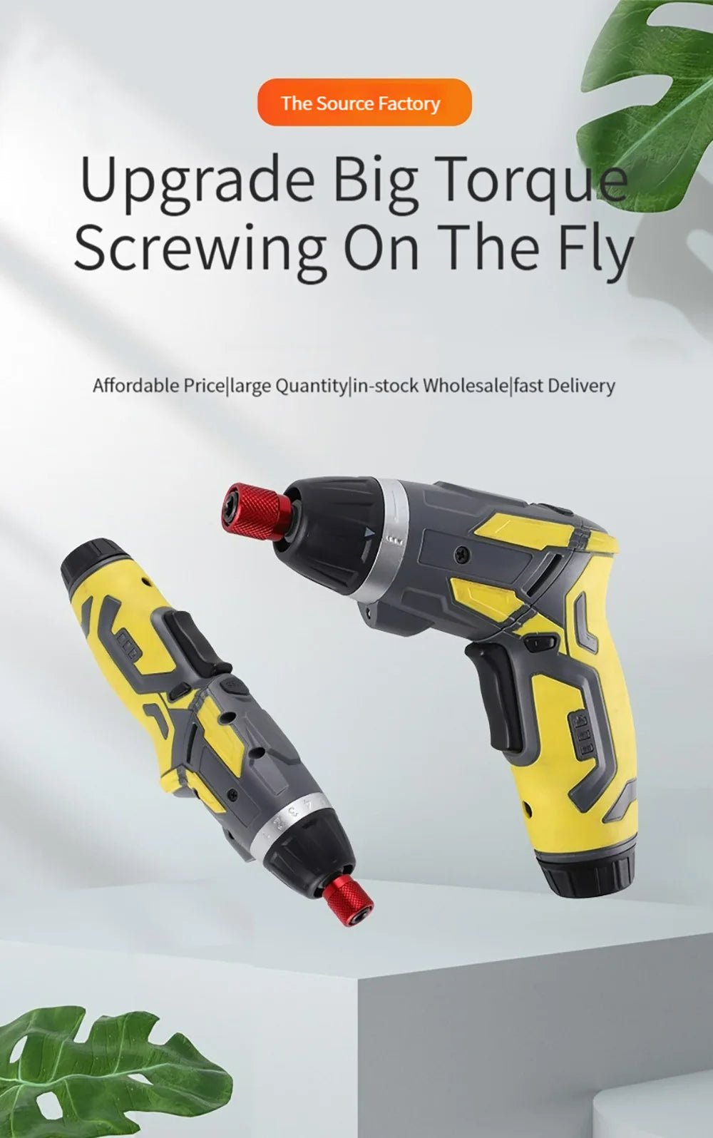 Small And Powerful Battery Screwdriver Rechargeable 4.2V 6Nm 1300mAh 250rpm Screwdrivers Electric Screw Driver Screwdriver Set - Checkouts USA