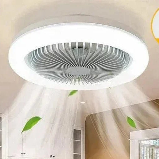 Smart 3 - in - 1 Ceiling Fan with Remote Control Lighting Lamp E27 Converter Base 85 - 265V Lighting Base for Bedroom and Living Room - Checkouts UK