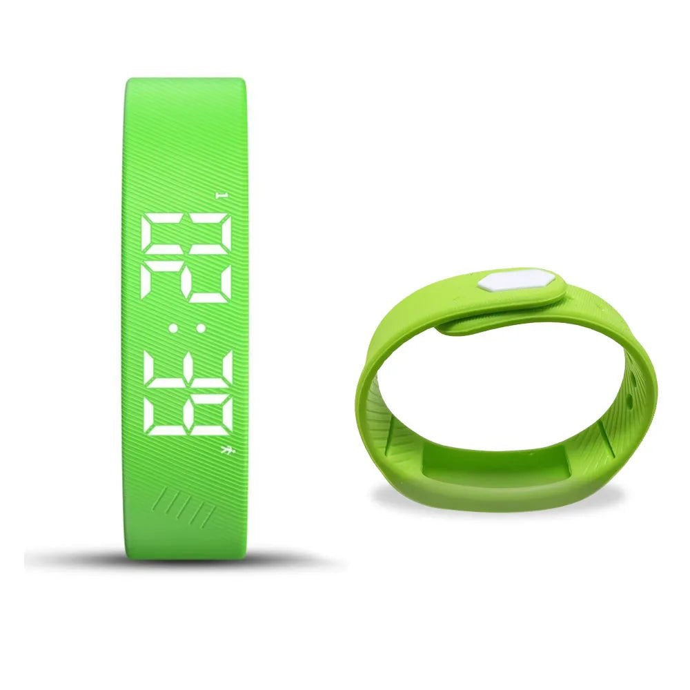 Smart Bracelet LED Digital Waterproof Smart Clock Smartband With running pedometer Monitor Smart Band Vibration Alarm Reminder - Checkouts UK