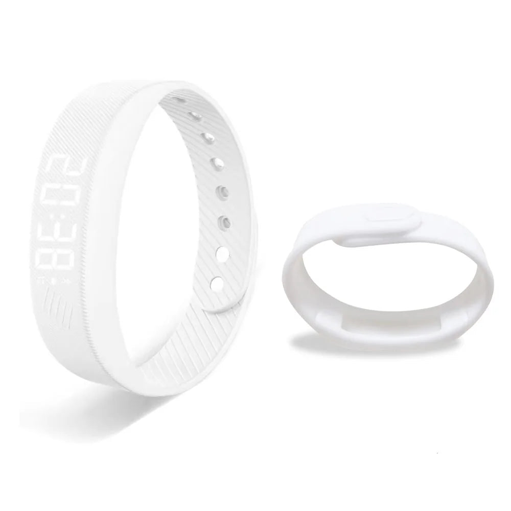 Smart Bracelet LED Digital Waterproof Smart Clock Smartband With running pedometer Monitor Smart Band Vibration Alarm Reminder - Checkouts UK