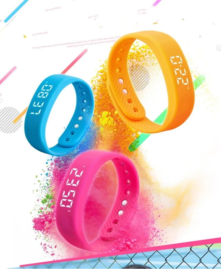 Smart Bracelet LED Digital Waterproof Smart Clock Smartband With running pedometer Monitor Smart Band Vibration Alarm Reminder - Checkouts UK