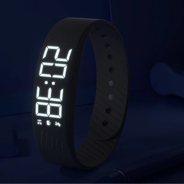 Smart Bracelet LED Digital Waterproof Smart Clock Smartband With running pedometer Monitor Smart Band Vibration Alarm Reminder - Checkouts UK