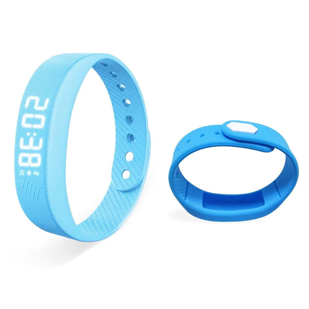 Smart Bracelet LED Digital Waterproof Smart Clock Smartband With running pedometer Monitor Smart Band Vibration Alarm Reminder - Checkouts UK