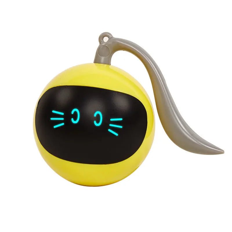 Smart Cat Toy USB Rechargeable Kitten Automatic Ball Toys Electric Jumping Ball Self Rotating Toys For Cat Kitten Dog Puppy Kids - Checkouts UK
