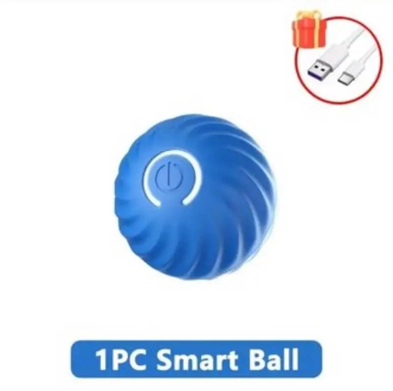 Smart Dog Toy Ball Electronic Interactive Pet Toy Moving Ball USB Automatic Moving Bouncing for Puppy Birthday Gift Cat Product - Furbury