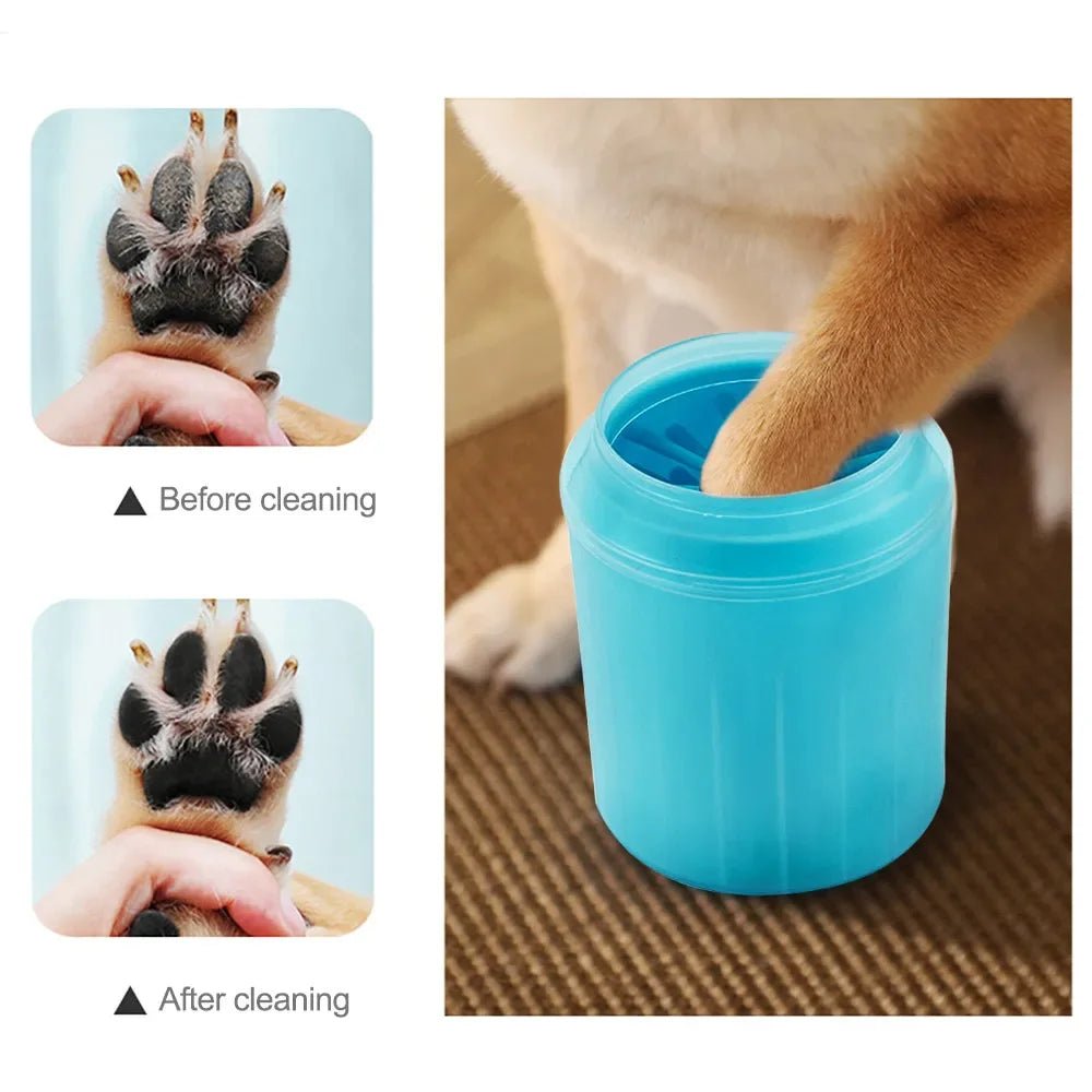 Soft Silicone Material Pet Foot Wash Cup, Cat and Dog Foot Cleaner, Portable Massage, Bath Cleaning Supplies - Checkouts UK