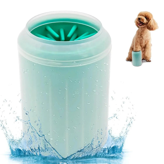 Soft Silicone Material Pet Foot Wash Cup, Cat and Dog Foot Cleaner, Portable Massage, Bath Cleaning Supplies - Checkouts UK
