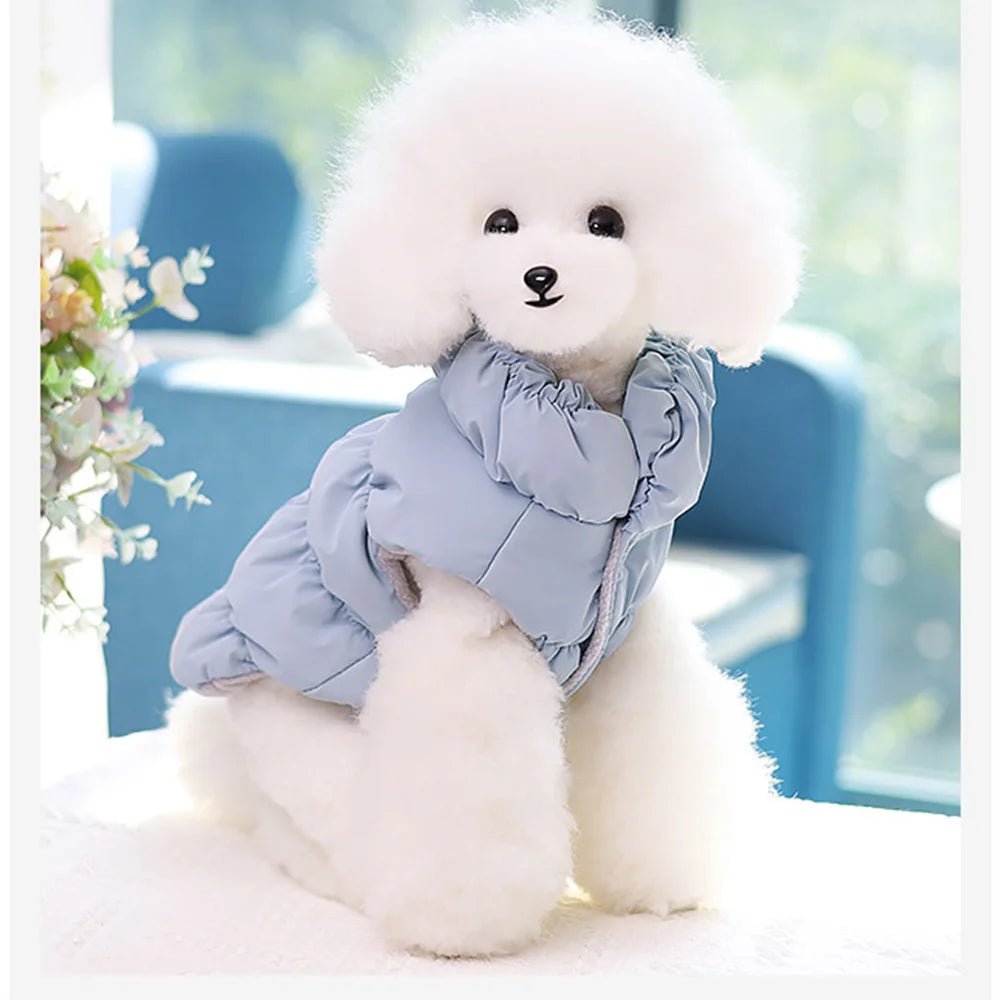 Soft Warm Dog Clothes Winter Padded Puppy Cat Coat Jacket For Small Medium Dogs Chihuahua French Bulldog Poodle Vest Pet Outfit - Furbury