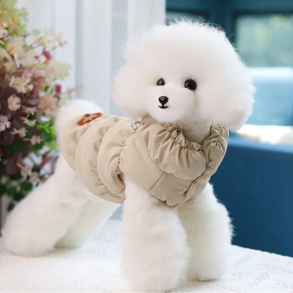 Soft Warm Dog Clothes Winter Padded Puppy Cat Coat Jacket For Small Medium Dogs Chihuahua French Bulldog Poodle Vest Pet Outfit - Furbury
