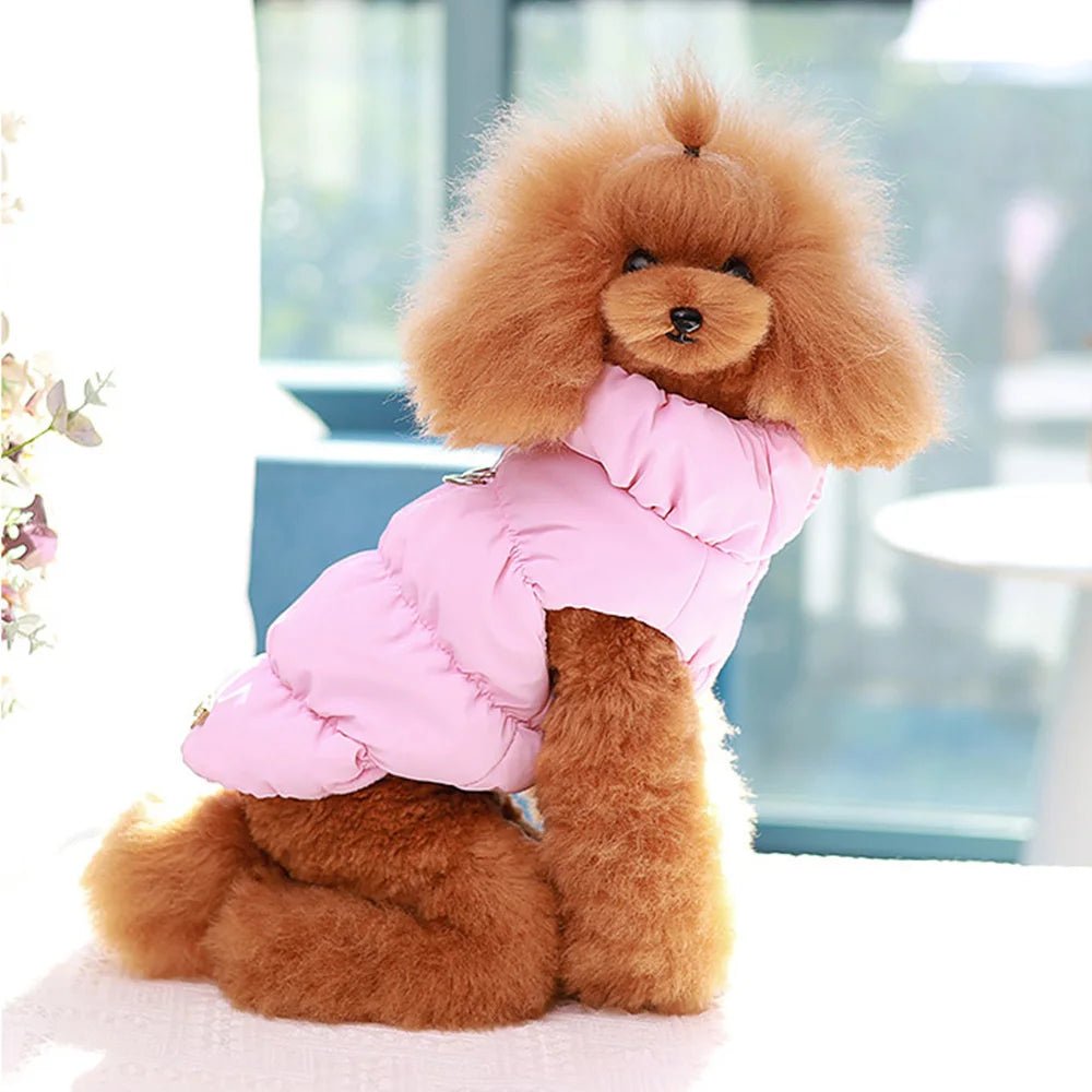 Soft Warm Dog Clothes Winter Padded Puppy Cat Coat Jacket For Small Medium Dogs Chihuahua French Bulldog Poodle Vest Pet Outfit - Furbury