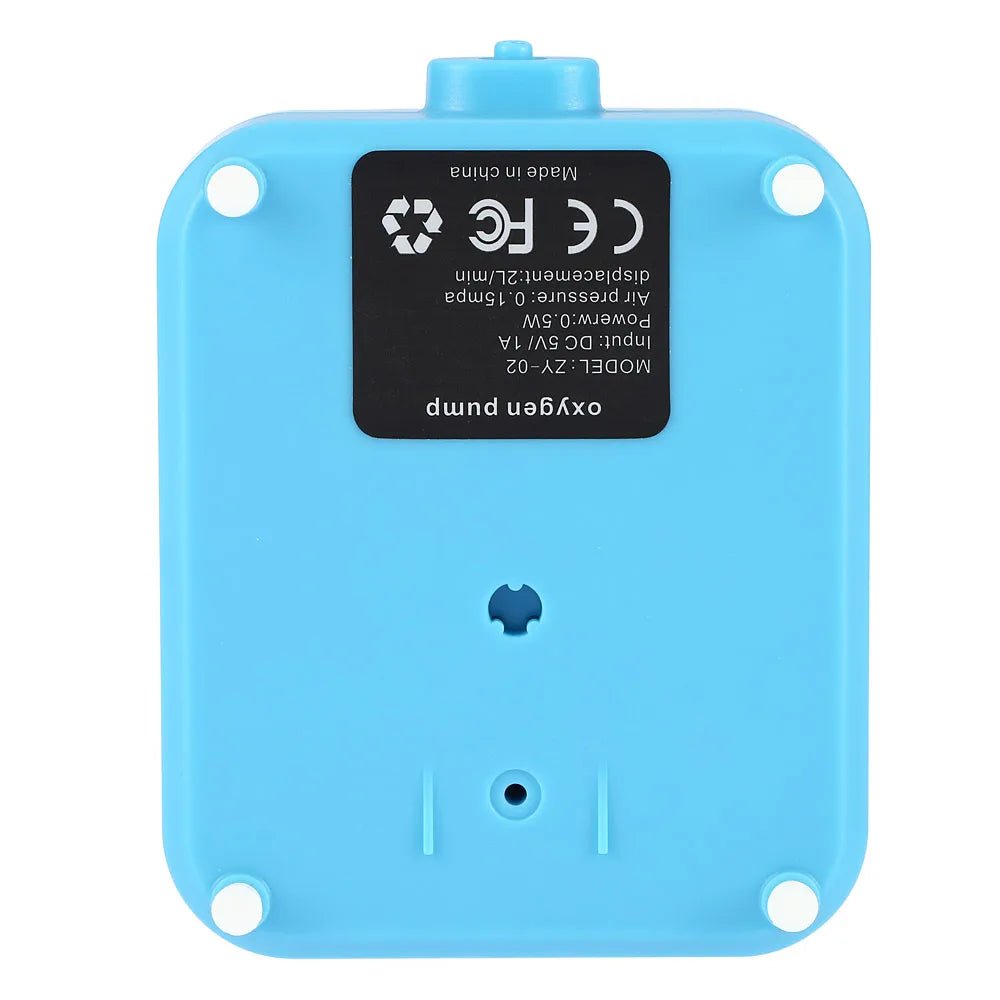 Solar Mini Fountain pump DC Charging Oxygenator Water Oxygen Pump Pond Aerator with 1 Air Stone Aquarium Airpump 2L/min - Checkouts USA