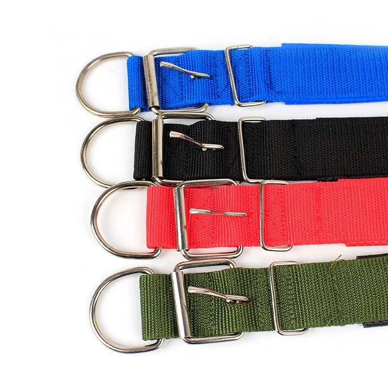 Solid Dog Collars Nylon Dog Collar For Small Medium Large Dogs Teddy Keji Pitbull Bulldog Beagle - Checkouts UK
