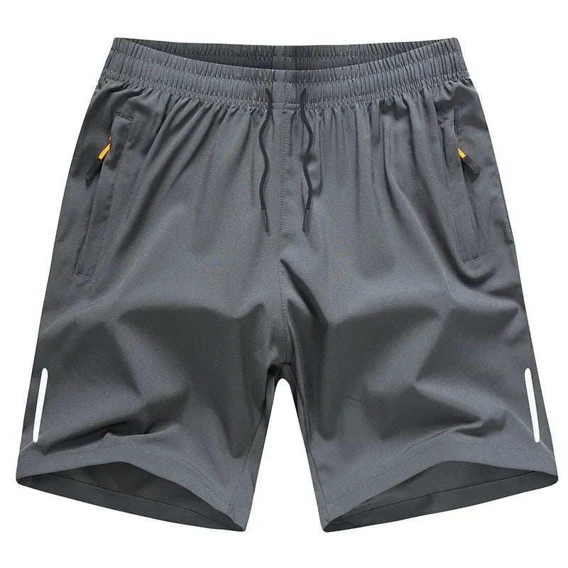 Summer Men Shorts Ice Silk Running Gym Sport Shorts Quick Dry Breathable Beach Short Pant Fitness Jogging Cool Casual Sportswear - Checkouts UK