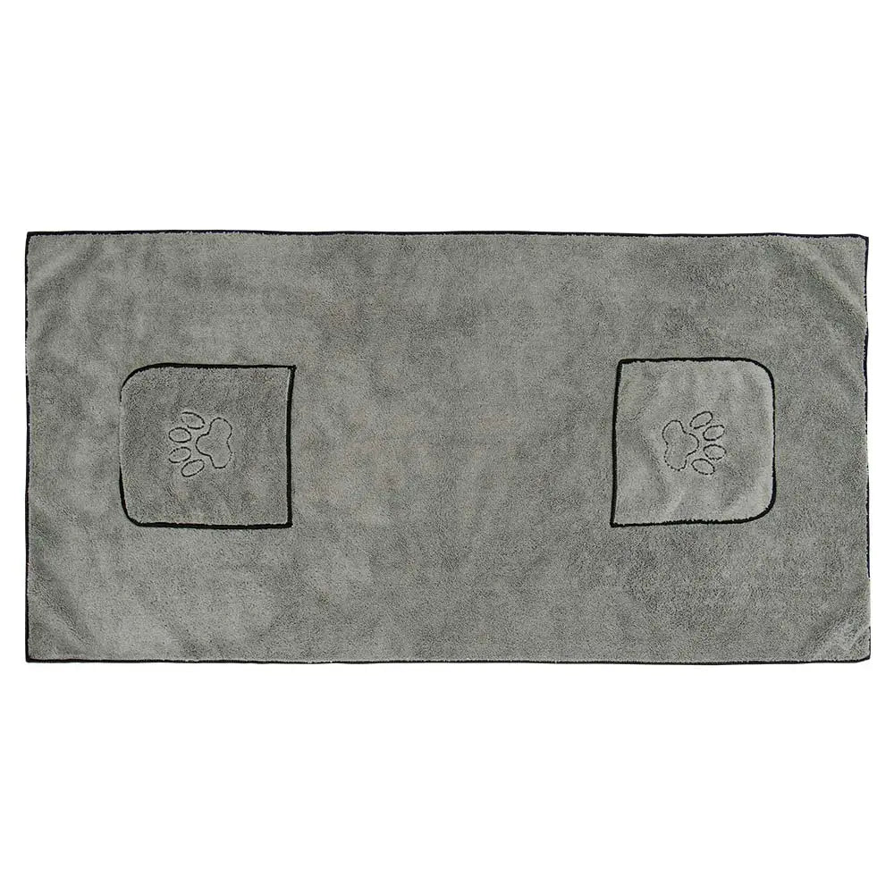 Super Absorbent Big Puppy Pet Dog Towel Bathrobe Bath Towels Quick - Drying Cat Bath Towel Bath Supplies Dog Towel Microfiber - Checkouts UK