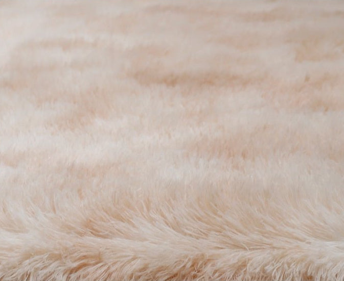 Super Soft Plush Round Rug Mat Fluffy White Carpets For Living Room Home Decor Bedroom Kid Room Decoration Salon Thick Pile Rug - Checkouts UK