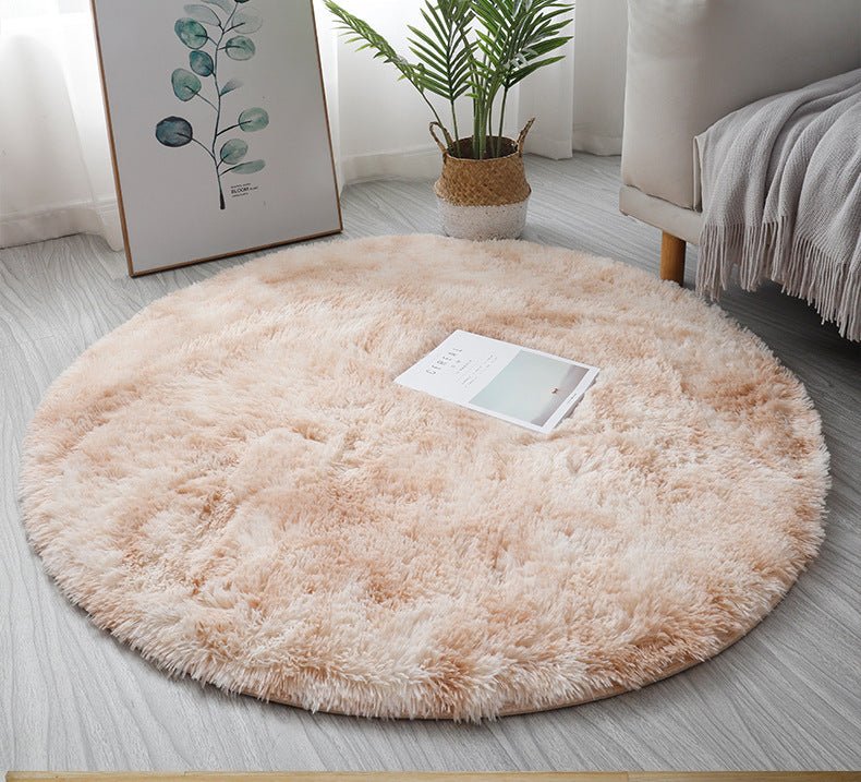 Super Soft Plush Round Rug Mat Fluffy White Carpets For Living Room Home Decor Bedroom Kid Room Decoration Salon Thick Pile Rug - Checkouts UK