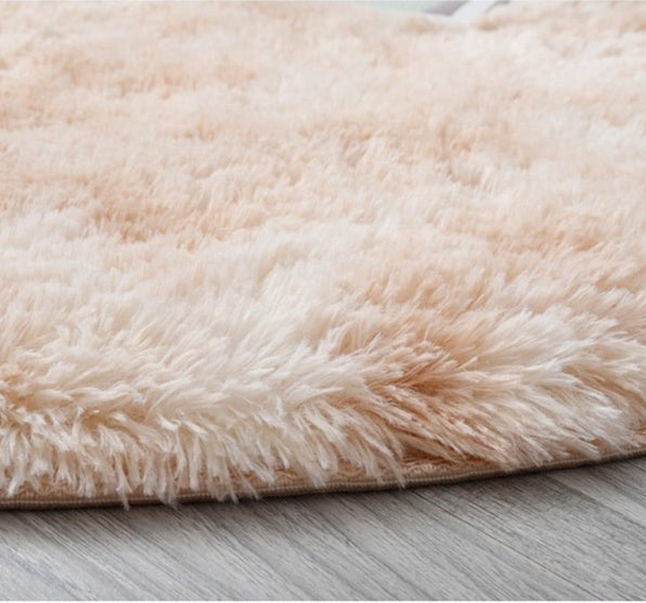 Super Soft Plush Round Rug Mat Fluffy White Carpets For Living Room Home Decor Bedroom Kid Room Decoration Salon Thick Pile Rug - Checkouts UK