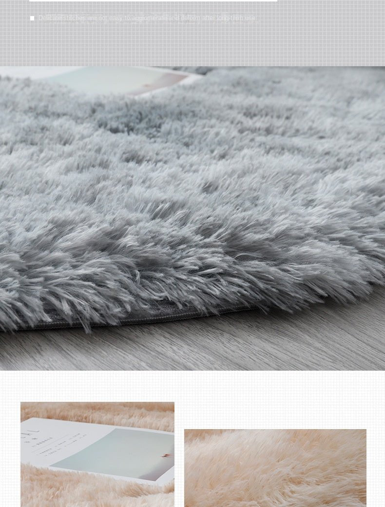 Super Soft Plush Round Rug Mat Fluffy White Carpets For Living Room Home Decor Bedroom Kid Room Decoration Salon Thick Pile Rug - Checkouts UK