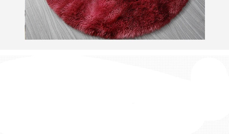Super Soft Plush Round Rug Mat Fluffy White Carpets For Living Room Home Decor Bedroom Kid Room Decoration Salon Thick Pile Rug - Checkouts UK
