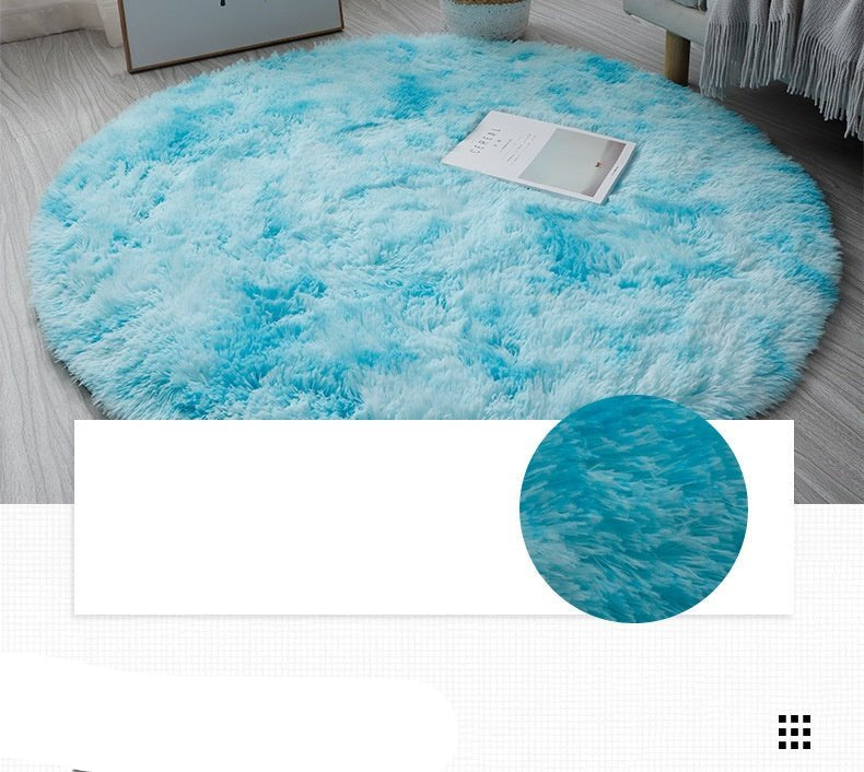 Super Soft Plush Round Rug Mat Fluffy White Carpets For Living Room Home Decor Bedroom Kid Room Decoration Salon Thick Pile Rug - Checkouts UK