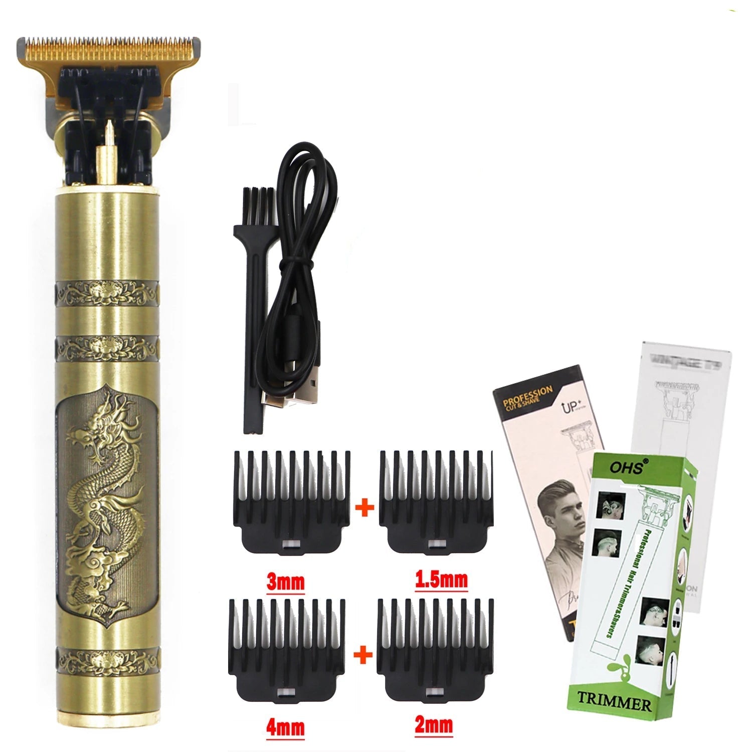 T9 Hair Clipper Repair Beard Shaving Body Hair Trimmer Clippers Electric Machine Men Haircut Machine 0mm Barber Shaver - Checkouts UK