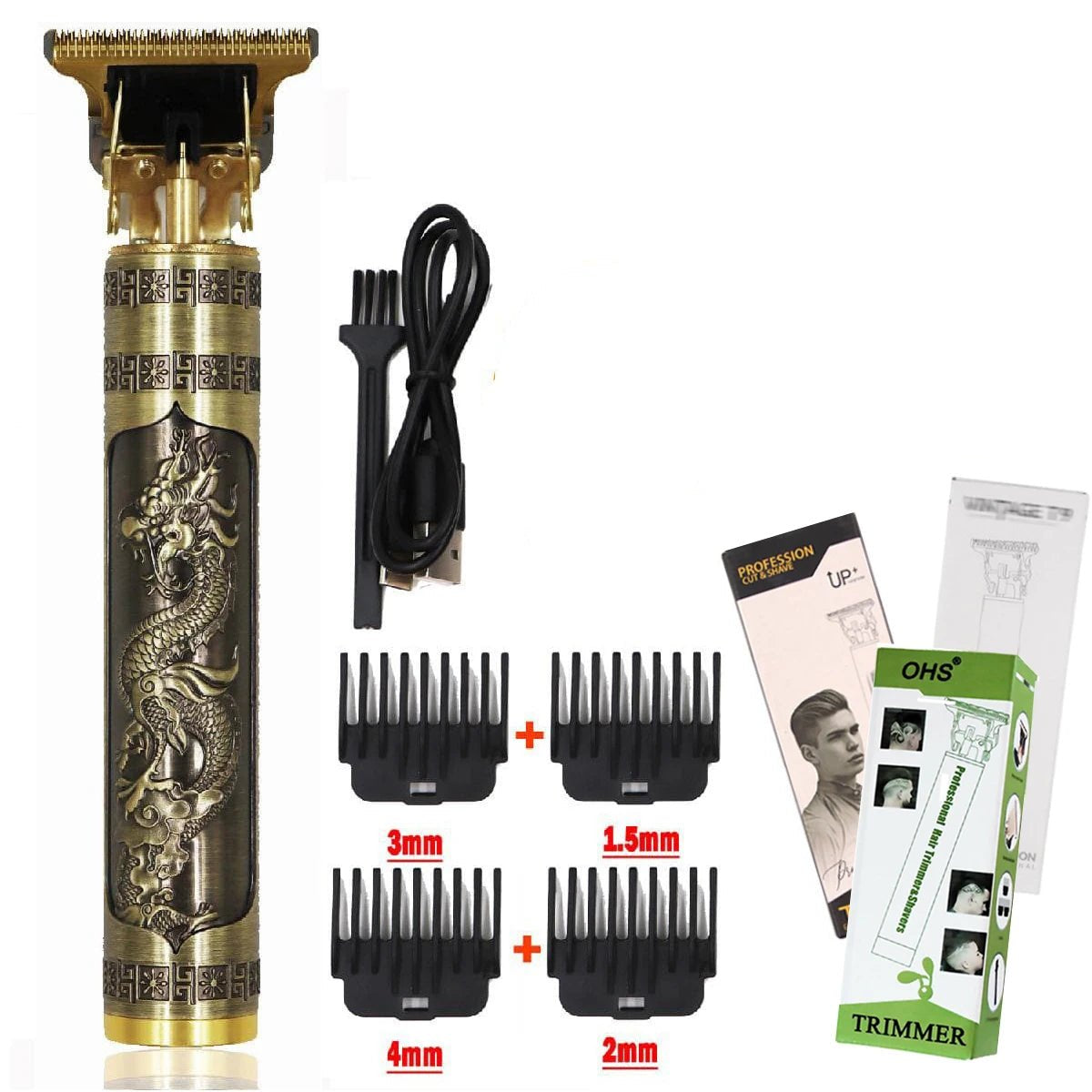 T9 Hair Clipper Repair Beard Shaving Body Hair Trimmer Clippers Electric Machine Men Haircut Machine 0mm Barber Shaver - Checkouts UK