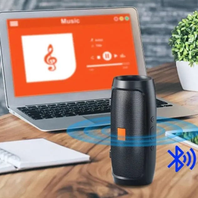 TF USB Bluetooth Speaker Dual Speaker Stereo Outdoor Tfusb Playback Fm Voice Broadcasting Portable Subwoofer Wireless Speaker - Checkouts UK