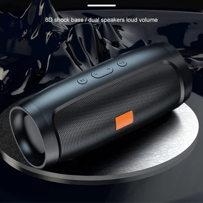 TF USB Bluetooth Speaker Dual Speaker Stereo Outdoor Tfusb Playback Fm Voice Broadcasting Portable Subwoofer Wireless Speaker - Checkouts UK