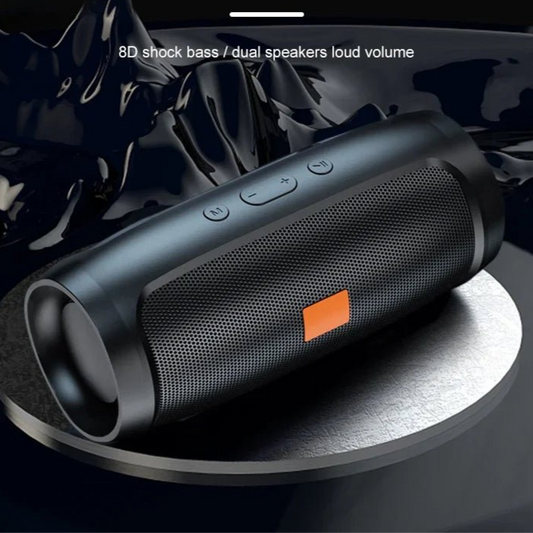 TF USB Bluetooth Speaker Dual Speaker Stereo Outdoor Tfusb Playback Fm Voice Broadcasting Portable Subwoofer Wireless Speaker - Checkouts UK