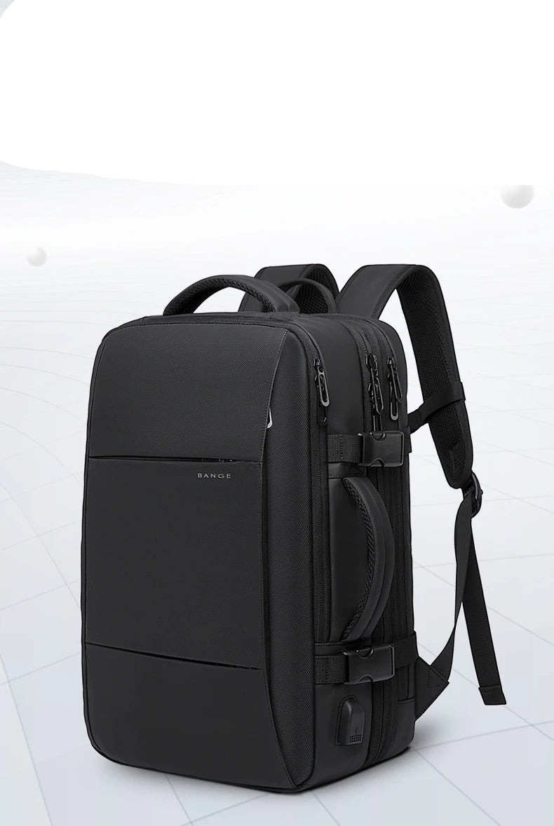 Travel Backpack Men Business Backpack School Expandable USB Bag Large Capacity 17.3 Laptop Waterproof Fashion Backpack - Checkouts UK