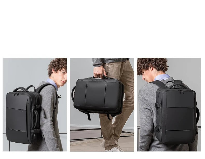 Travel Backpack Men Business Backpack School Expandable USB Bag Large Capacity 17.3 Laptop Waterproof Fashion Backpack - Checkouts UK