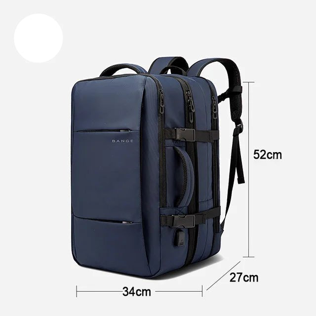 Travel Backpack Men Business Backpack School Expandable USB Bag Large Capacity 17.3 Laptop Waterproof Fashion Backpack - Checkouts UK