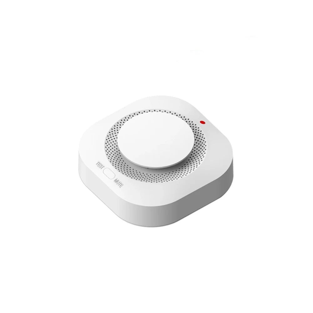 Tuya Smart WiFi/Zigbee Smoke Detector Smart Fire Alarm Progressive Sound Photoelectric Smoke Sensor Work with Tuya Zigbee Hub - Checkouts UK