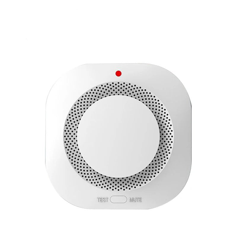 Tuya Smart WiFi/Zigbee Smoke Detector Smart Fire Alarm Progressive Sound Photoelectric Smoke Sensor Work with Tuya Zigbee Hub - Checkouts UK