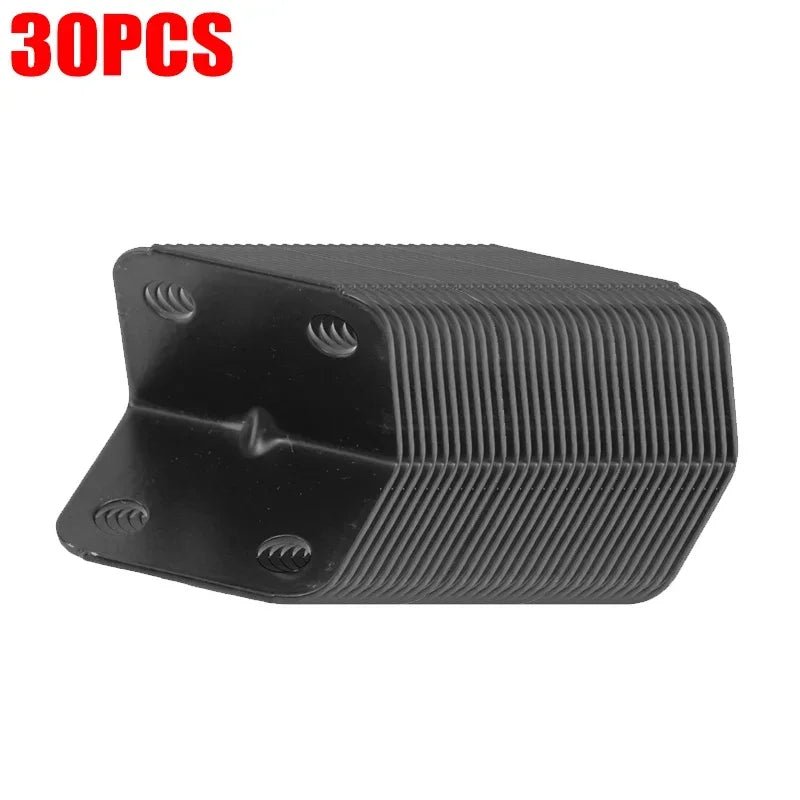 Universal Stainless Steel Corner Brackets 90 Degree Right Angle Fixed Bracket Wood Bedframe Cabinet Furniture Hardware Connector - Checkouts USA