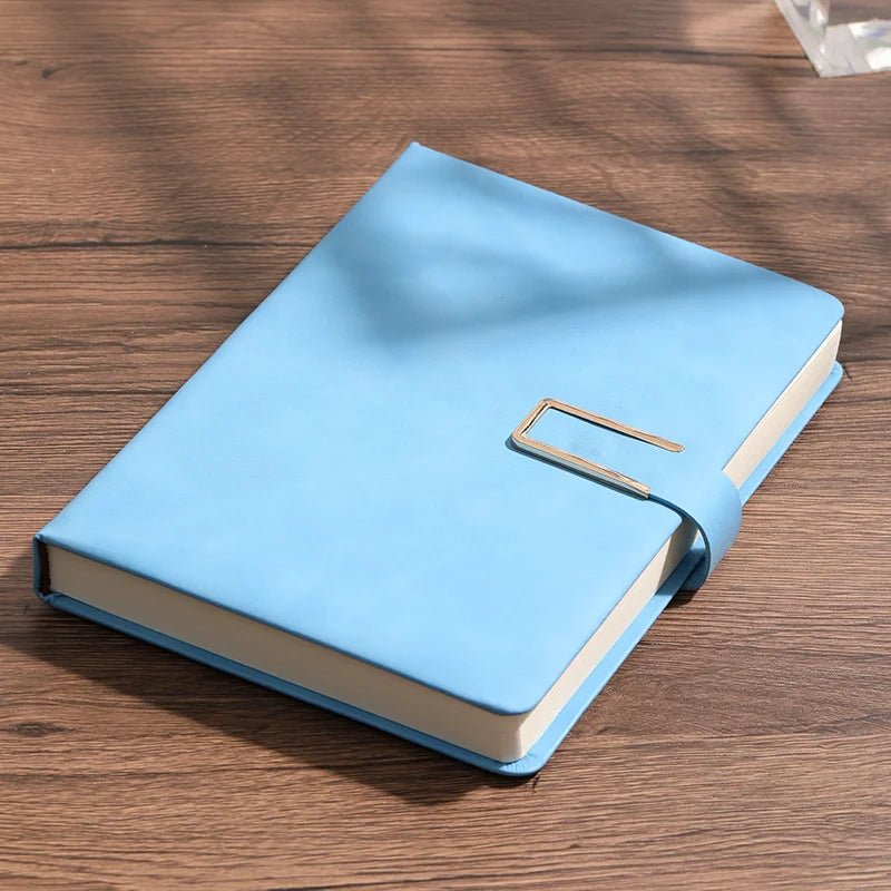 Vintage A5 leather notebook with personalized soft cover - perfect for business meetings and college life - Checkouts UK